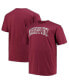 Фото #1 товара Men's Maroon Mississippi State Bulldogs Big and Tall Arch Team Logo T-shirt