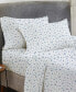 Фото #9 товара Lodge Pattern King Size Cotton Sheet Set - 400 Thread Count 100% Cotton Sateen - Lodge Camp