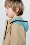 Фото #11 товара Куртка для мальчиков ZARA водоотталкивающая с контрастными обрезками