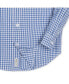 ფოტო #3 პროდუქტის Boys Organic Poplin Long Sleeve Button Down Shirt, Infant