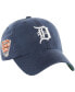 Фото #1 товара Men's Navy Detroit Tigers Sure Shot Classic Franchise Fitted Hat