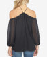 Women's Off-The-Shoulder Halter Neck Blouse Черный, XS - фото #2