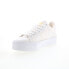 Фото #4 товара Gola Orchid Platform Canvas CLB275 Womens Beige Lifestyle Sneakers Shoes 7