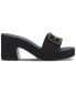 Фото #3 товара Women's Peccio Buckled Platform Block-Heel Slide Sandals