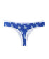 Фото #2 товара Women's Royal Los Angeles Dodgers 2-Pack Allover Print Knit Thong Set