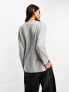 New Look oversized jumper in light grey