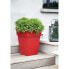 Planter EDA Tuscan Red polypropylene Squared 39 x 39 x 53 cm