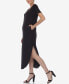 Women's Short Sleeve V-Neck Maxi Dress