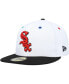 ფოტო #3 პროდუქტის Men's White, Black Chicago White Sox 95th Anniversary Primary Eye 59FIFTY Fitted Hat