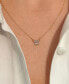 Фото #2 товара Girls Crew faux Cubic Zirconia Float Like A Butterfly Necklace