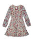 Фото #2 товара Платье для малышей Trixxi Big Girls с длинным рукавом и цветочным принтом