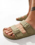 Birkenstock Arizona vegan sandals khaki canvas Зеленый, 40 - фото #2