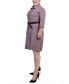 ფოტო #3 პროდუქტის Plus Size 3/4 Roll Tab Sleeve Shirtdress