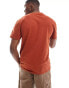 Hollister slub relaxed fit t-shirt in red