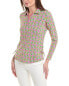 Фото #1 товара Ibkul Chantal Print Adjustable Length Polo Shirt Women's