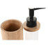 Фото #3 товара Дозатор мыла для ванной DKD Home Decor Чёрный Натуральный Бамбук