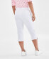 Фото #2 товара Women's Mid-Rise Comfort Waist Capri Pants, Created for Macy's