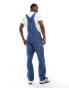 Levi's Workwear straight fit dungaree jeans in mid blue