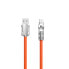 Фото #1 товара Mocny kabel kątowy USB-A - USB-C 120W 1m rotacja 180 pomarańczowy