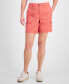 Фото #1 товара Women's Comfort-Waist Cargo Shorts, Created for Macy's