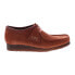 Фото #2 товара Clarks Wallabee 26162550 Mens Burgundy Nubuck Oxfords & Lace Ups Casual Shoes