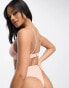 ASOS DESIGN Marina smoothing high-waist thong in pink