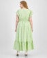 ფოტო #2 პროდუქტის Plus Size Gingham A-Line Dress