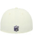 Фото #2 товара Men's Cream Baltimore Ravens Chrome Color Dim 59FIFTY Fitted Hat