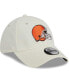 Men's Cream Cleveland Browns Classic 39THIRTY Flex Hat