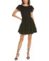 Фото #1 товара Caroline Constas Marguerite Mini Dress Women's Black Xs