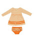 Girls Infant Orange Miami Hurricanes Whoville Dress and Bloomer Set