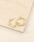Simple Gold Plated Nugget Hoops