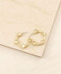 ფოტო #2 პროდუქტის Simple Gold Plated Nugget Hoops