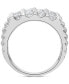 ფოტო #3 პროდუქტის Men's Diamond Vertical Cluster Ring (2 ct. t.w.) in 10k Gold