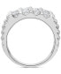 Фото #3 товара Men's Diamond Vertical Cluster Ring (2 ct. t.w.) in 10k Gold