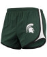 Фото #1 товара Women's Green and White Michigan State Spartans Elite Shorts