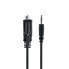 Фото #1 товара StarTech.com 3ft (1m) DB9 to 3.5mm Serial Cable for Serial Device Configuration - RS232 DB9 Male to 3.5mm Cable Used for Calibrating Projectors - Digital Signage - TVs via Audio Jack - DB-9 - 3.5mm - 1 m - Black