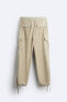 Corduroy cargo trousers