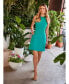 Women's Pleated-Ruffle Fit & Flare Dress Exoic Jade, 8 - фото #4