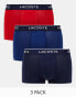 Фото #1 товара Lacoste 3 pack trunks in multi