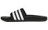 Фото #1 товара Шлепанцы мужские Adidas Adilette Cloudfoam Plus Slide черно-белые