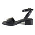 Фото #5 товара Diba True Kea Lah Ankle Strap Block Heels Womens Black Casual Sandals 30620-001