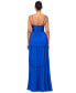 ფოტო #2 პროდუქტის Women's Pleated Tiered Gown