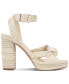 Фото #2 товара Fancey Woven Platform Dress Sandals