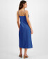 Фото #6 товара Women's Sleeveless Twist-Front Midi Dress, Created for Macy's