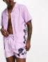 Фото #1 товара Bolongaro Trevor beach shirt in purple shadow rose