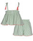 ფოტო #2 პროდუქტის Baby Girls Striped Short Set