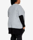 Фото #4 товара Plus Size Splice It Cardigan Sweater