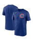 Фото #1 товара Men's Royal Chicago Cubs New Legend Wordmark T-shirt