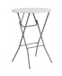 2.6-Foot Round Plastic Bar Height Folding Table
